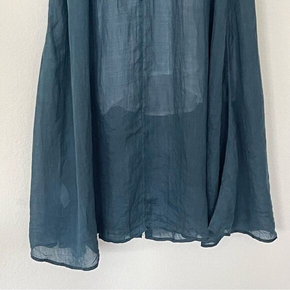 J Crew Cerise Shirtdress in Dip-Dyed Ramie Size 2P NWT - Picture 15 of 16